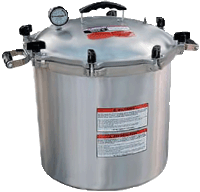 All American 41.5 Quart Pressure Cooker Canner, Silver