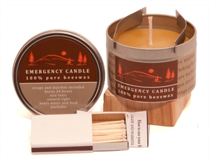 100% Pure Beeswax Emergency Candle
