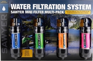 Forkert rødme svale Sawyer Mini 4) PACK – FILTER 400,000 GALLONS OF WATER FOR UNDER $100