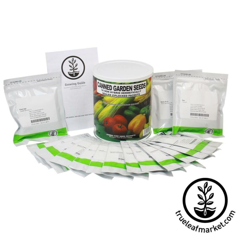 True Leaf Market - Storage Garden Seeds Case #10 cans