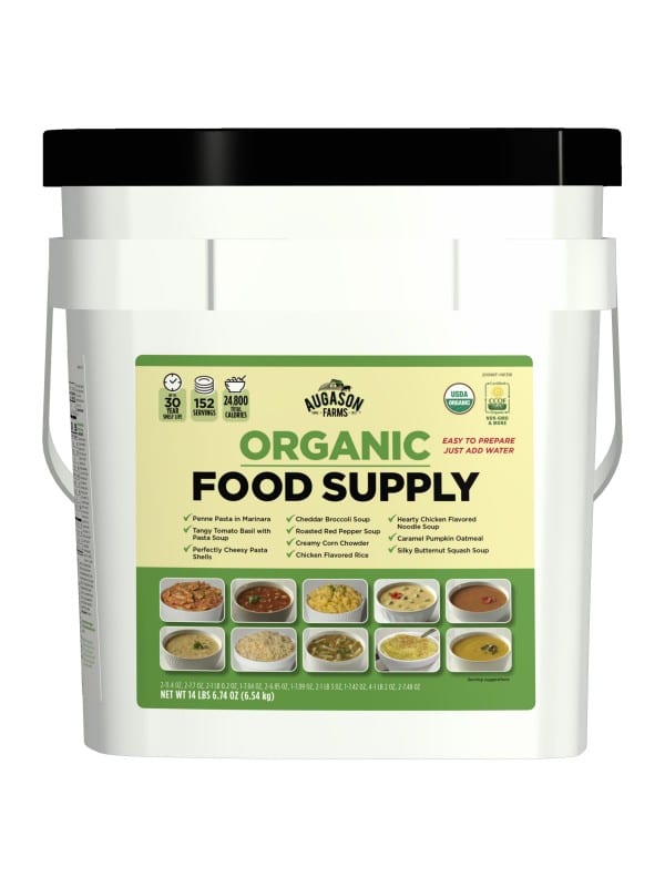 Augason Farms ORGANIC 2 Week Food Supply - CCOF Certified Shipping Included