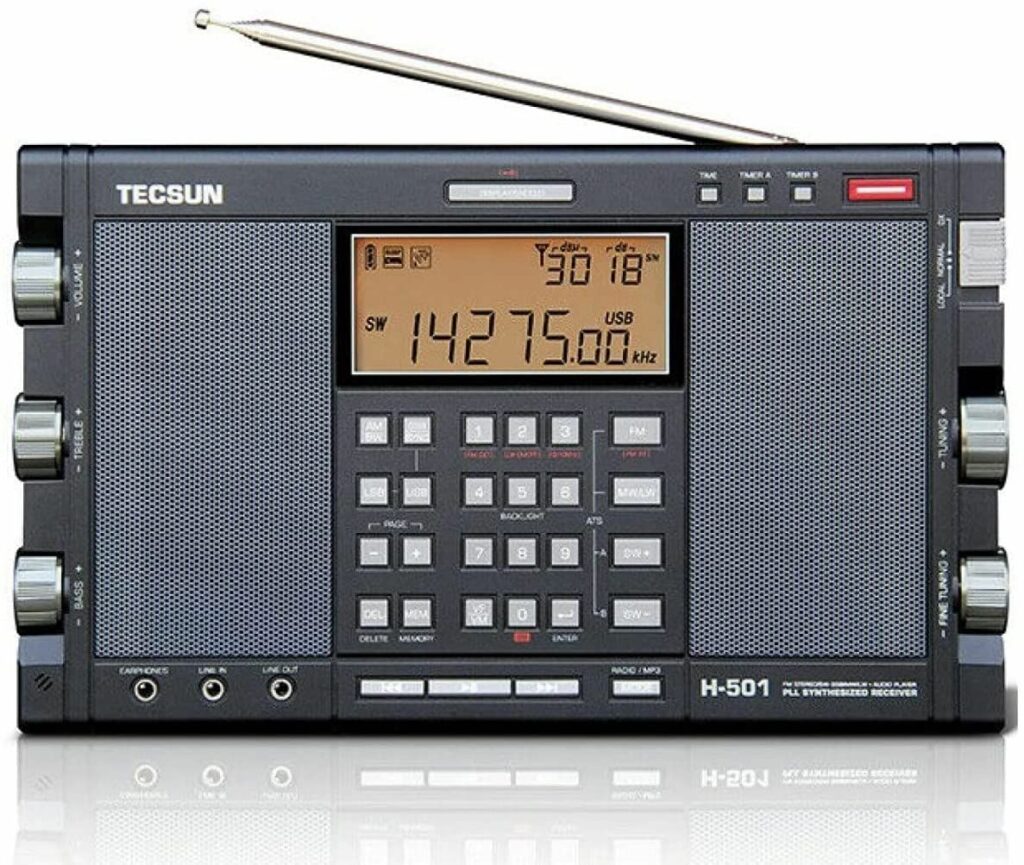 Tecsun H-501 Digital Worldband AM/FM Shortwave Longwave Radio With SSB ...