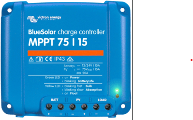 VICTRON ENERGY SMART SOLAR MPPT CHARGE CONTROLLER 75v/250v 15A/250 BLUETOOTH  BUILT-IN