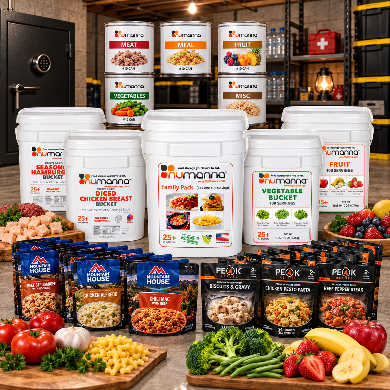 Non-Gmo Basic 1 Food Kit (1 Person 1 Month) Satisfaction Upgrade (ULTRA)