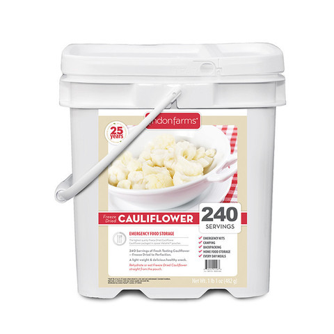 Freeze Dried Cauliflower (240 Servings)