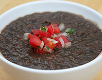 black bean soup