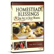 Homestead Blessings: The Art of Soap Making DVD   - 