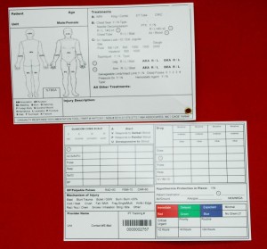 HHTC3V1 Combat Casualty Care Documentation Card